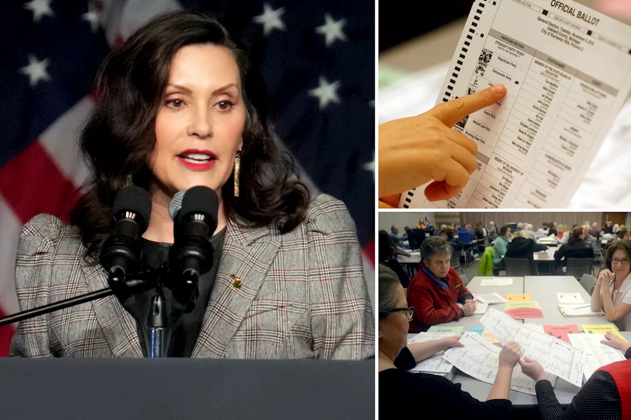 Michigan Gov. Gretchen Whitmer signs controversial election recount, fraud bills into law