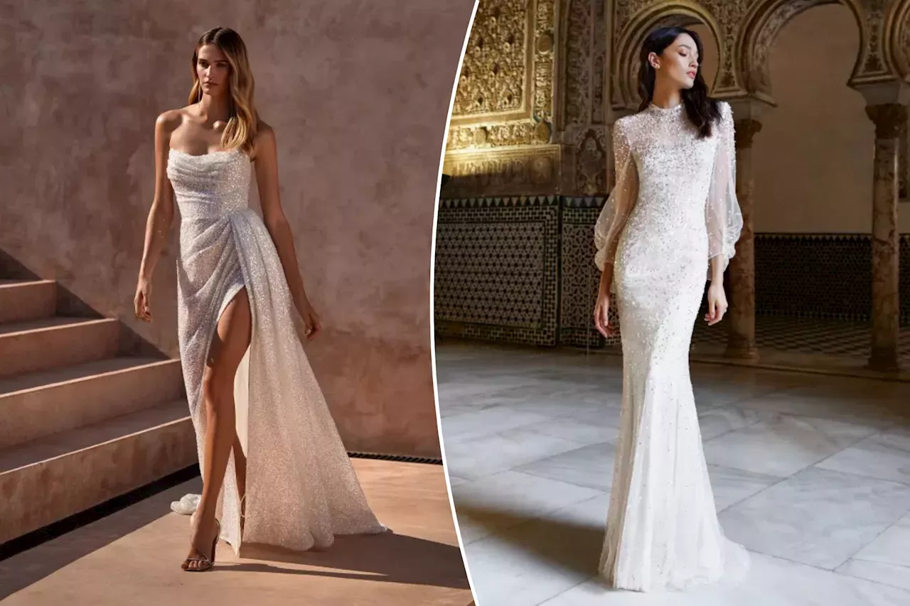 Lifestyle: Want a glam wedding dress? Don’t be afraid to go large on ...