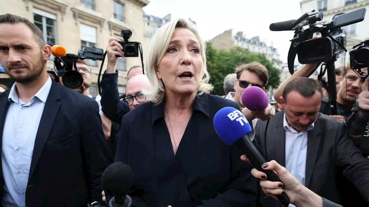 Après les législatives, Marine Le Pen réélue présidente du groupe RN à l’Assemblée nationale