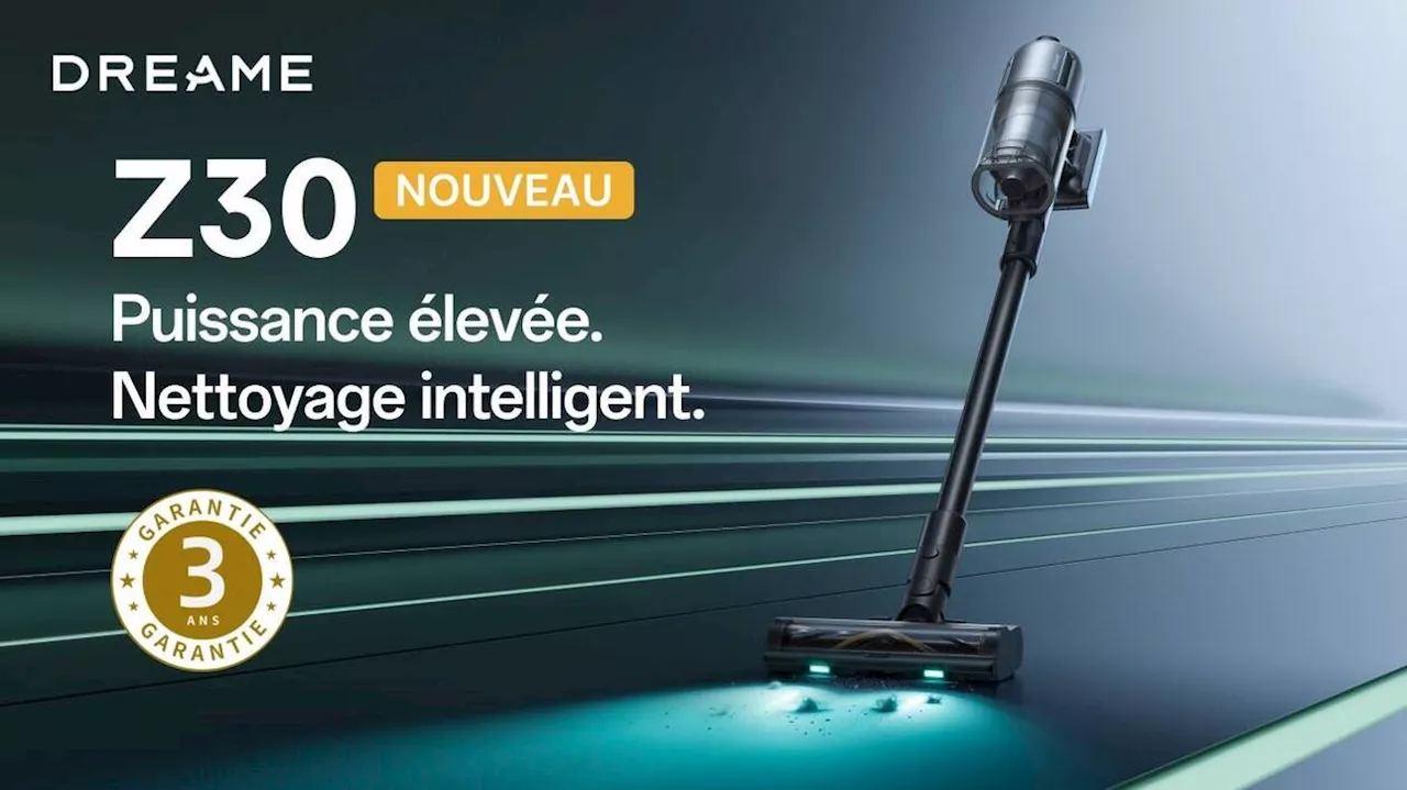 Dreame Z30 : profitez d’une offre de lancement inédite sur le nouvel aspirateur révolutionnaire