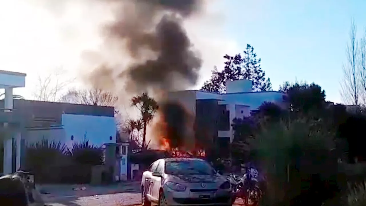 Fuerte explosión en una casua en un country de Chascomús