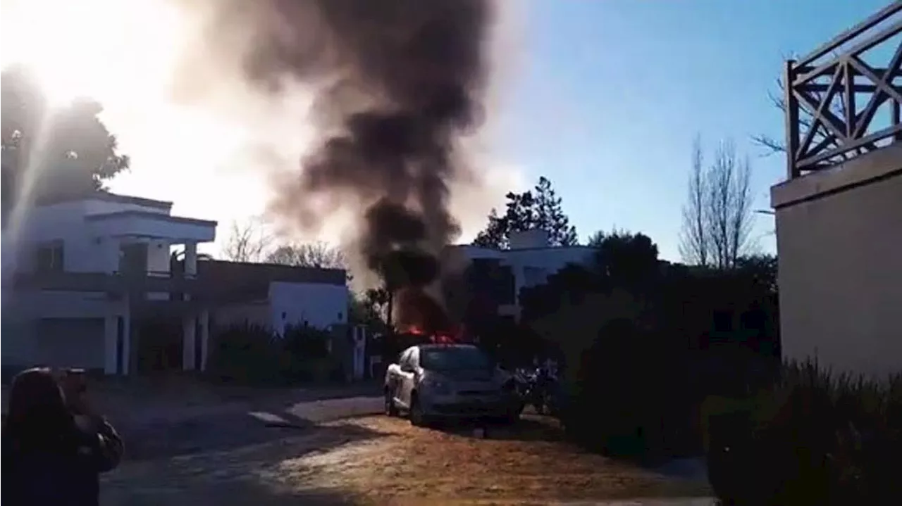 Impactante explosión de gas destruyó una casa en el Golf Chascomús Country Club