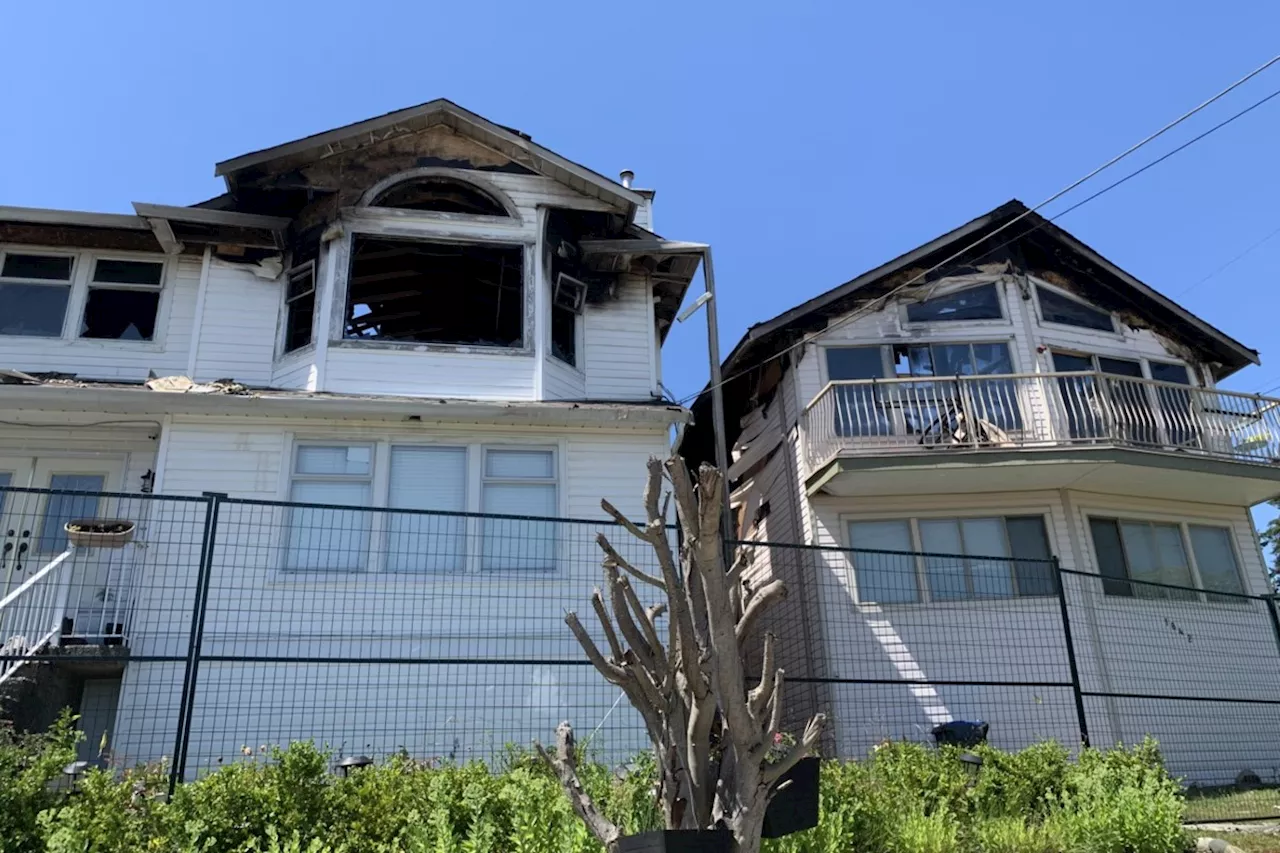 Fire at two Port Coquitlam houses leaves nine residents homeless