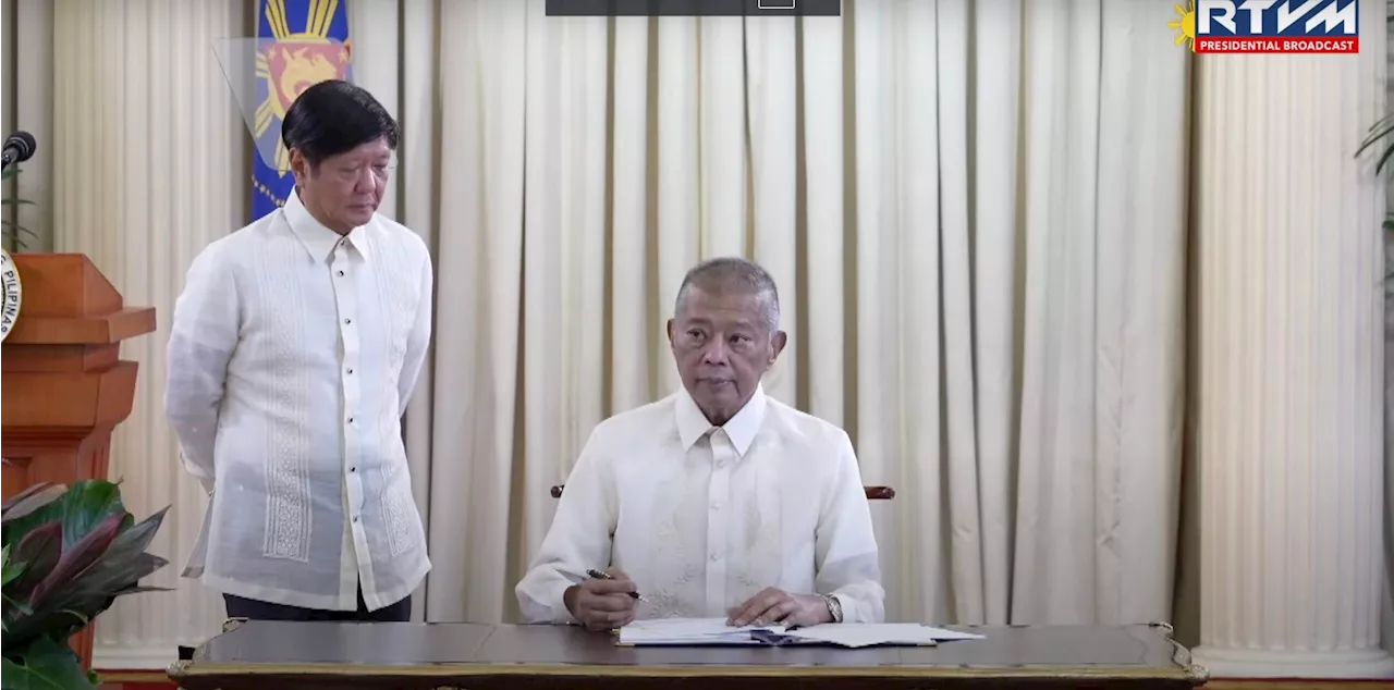 DOJ chief Remulla makes first public appearance in 4 months after health complications