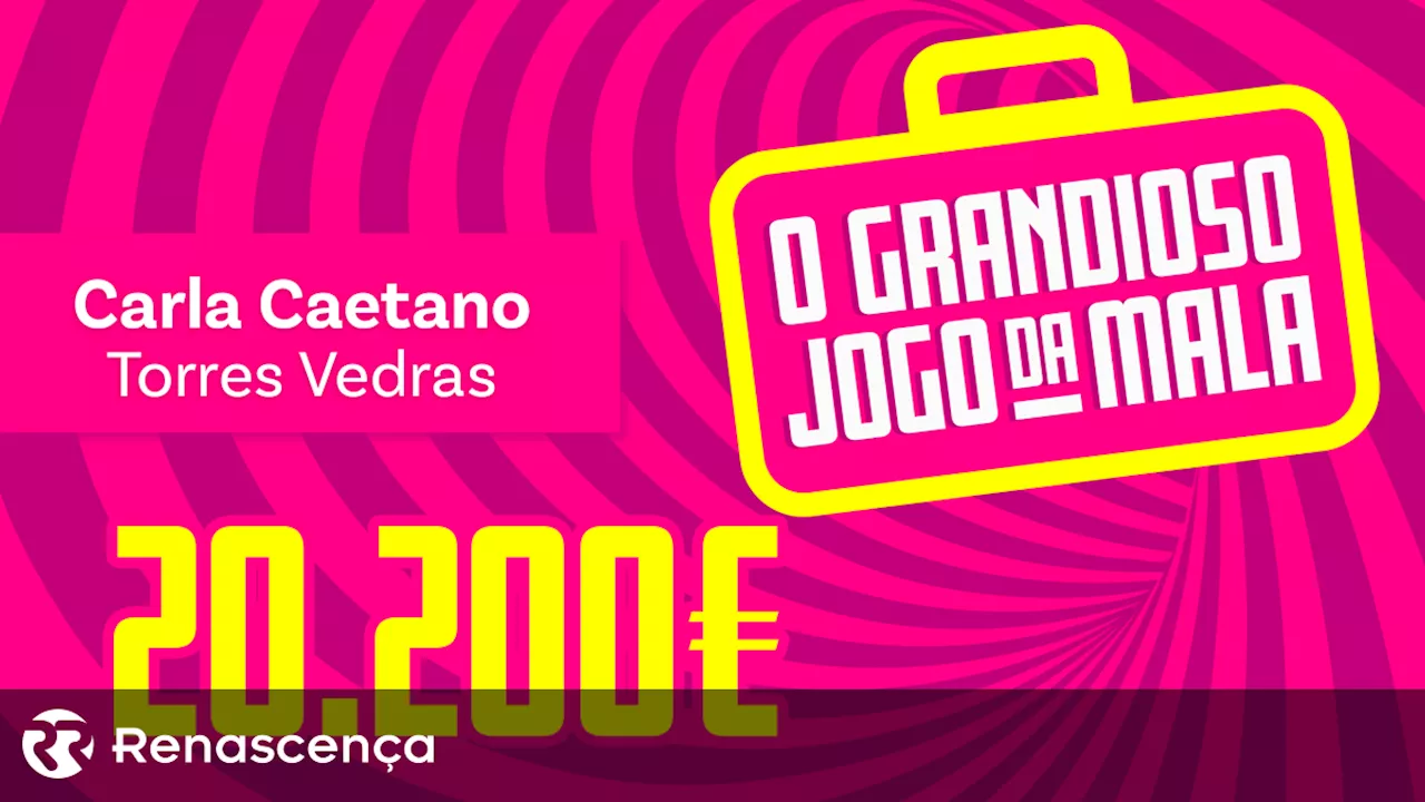 Já é conhecida a nova vencedora do Grandioso Jogo da Mala