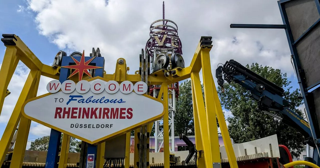 Rheinkirmes Düsseldorf: In zwei Zelten wird EM-Finale übertragen