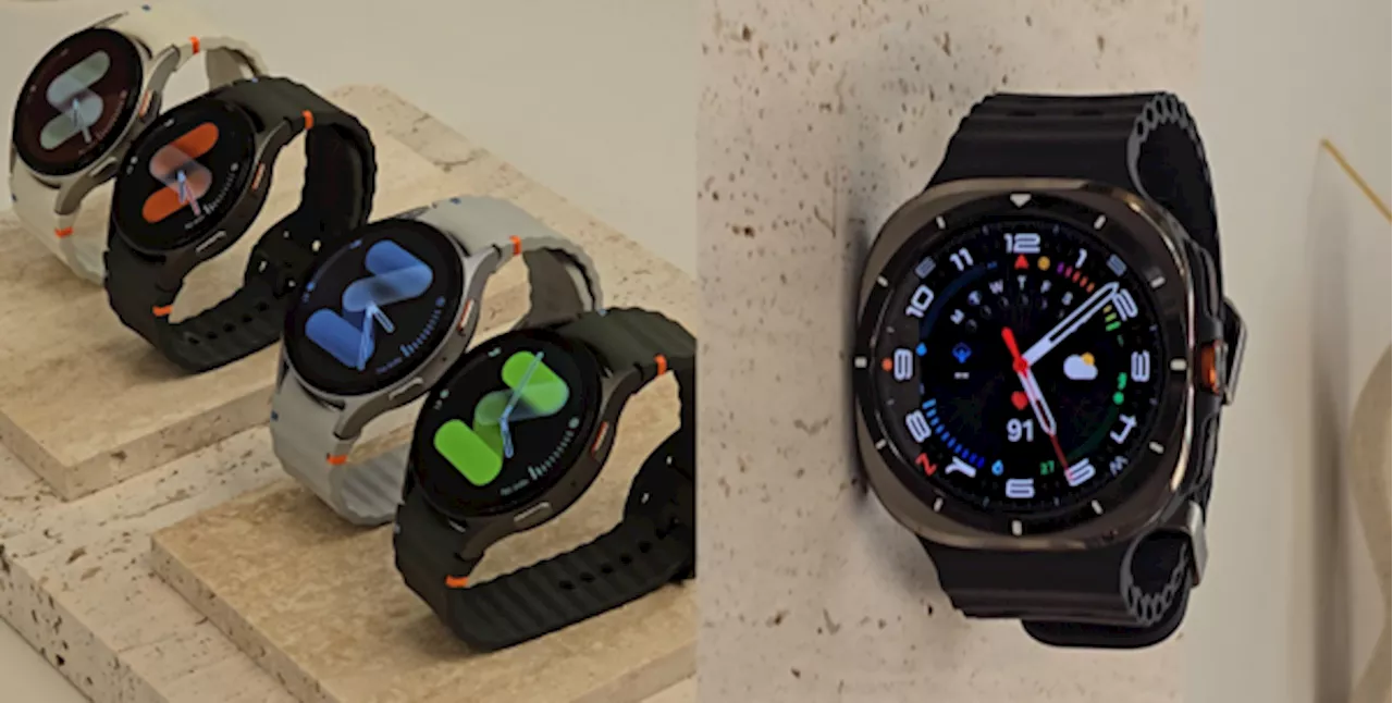 Here's A First Look At Samsung's New Wearables: Galaxy Watch7 and Galaxy Watch Ultra