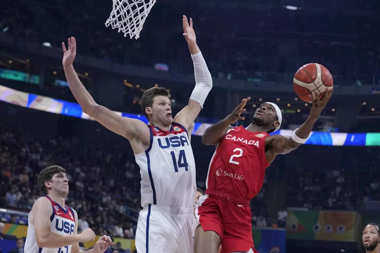 Canadian men's basketball team faces US in exhibition ahead of Paris