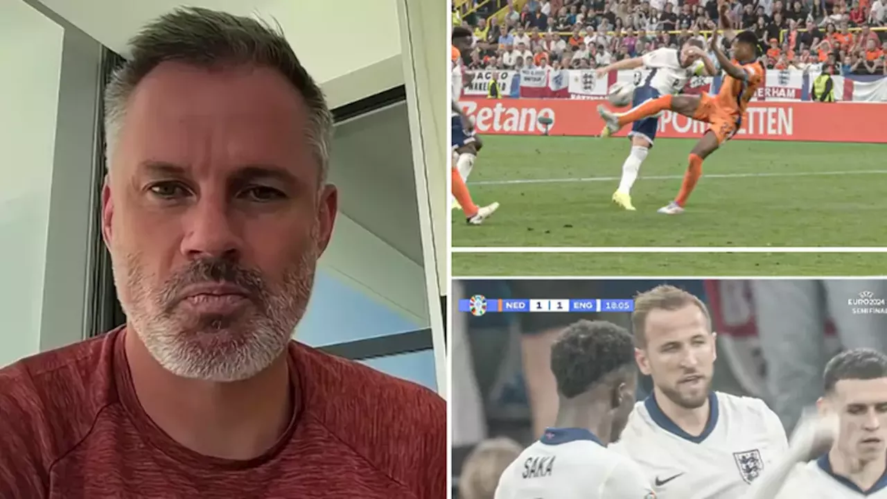 Jamie Carragher’s immediate reaction to England penalty decision has got everybody talking