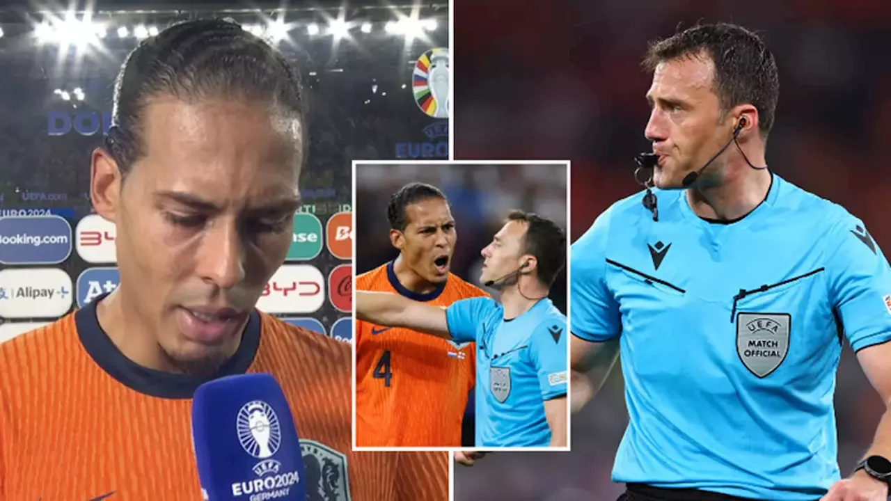 England: Virgil van Dijk reveals what controversial referee did ...