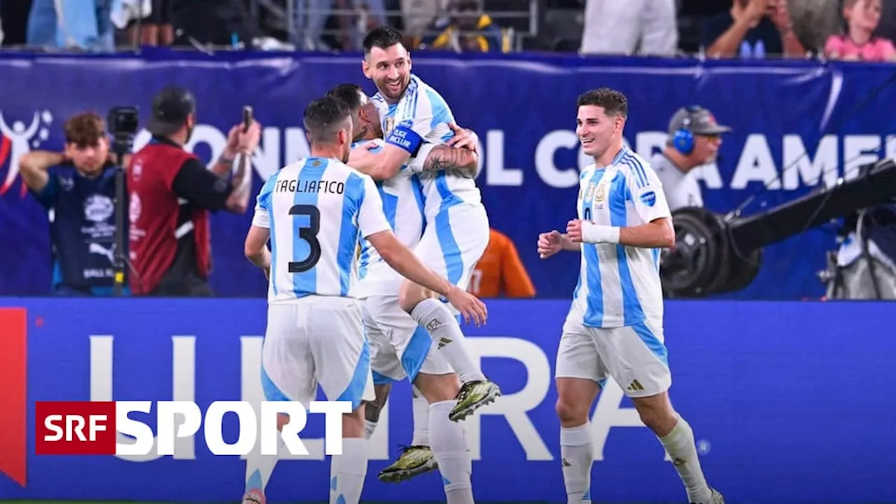 Halbfinal der Copa America - Alvarez und Messi führen Argentinien ins Endspiel