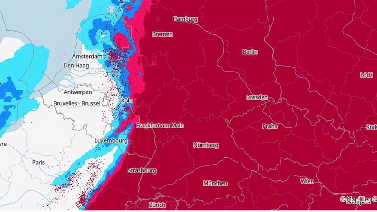 Unwetter und Warnung vor Gewitter: Karten zeigen die Wetterlage