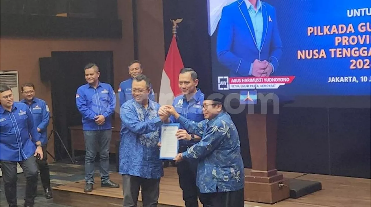 Demokrat Resmi Usung Zulkifliemansyah-Suhaili di Pilkada NTB, AHY Ungkap Alasannya!