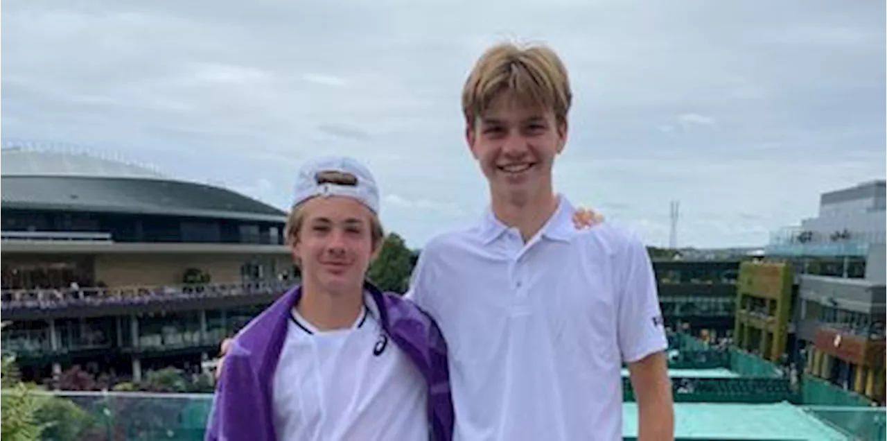 Wimbledon 2024: Flynn Thomas und Henry Bernet staunen