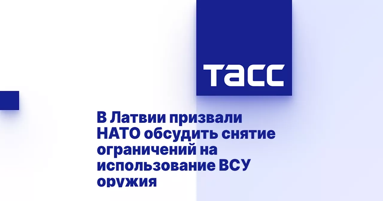 В Латвии призвали НАТО обсудить снятие ограничений на использование ВСУ оружия