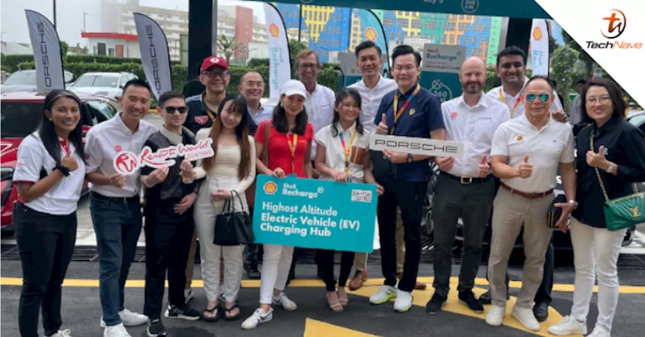 This Shell Recharge sets Malaysia's record as the highest altitude, High-Performance EV Charging Hub in Genting Highlands