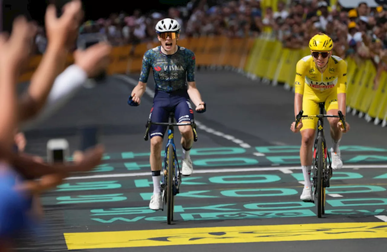 Vinegaard edges Pogacar on Stage 11 of Tour de France as Healy takes 17th