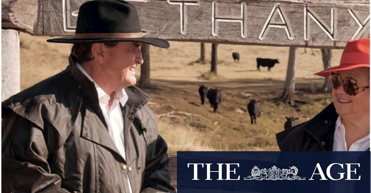 Holy Gruen Transfer! Gina Rinehart stars in bush apparel ad with Bjelke-Petersen’s son