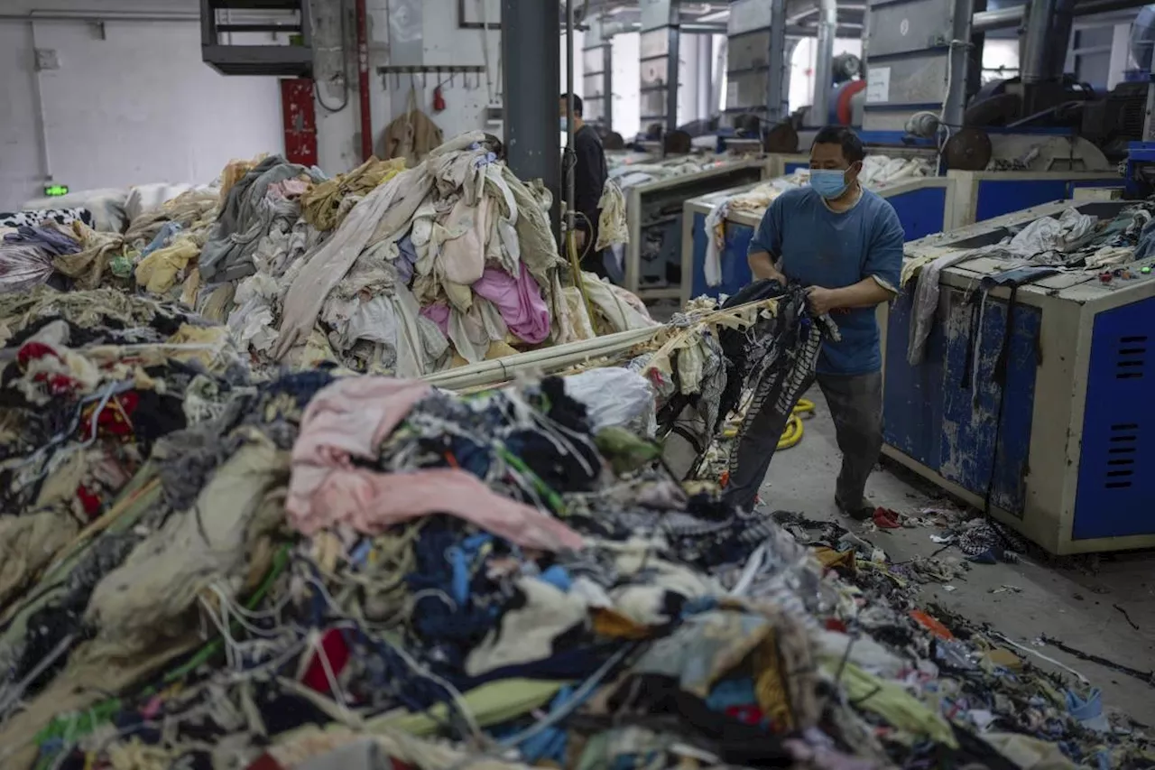 China's landfills brim with textile waste as fast fashion reigns and recycling takes a back seat