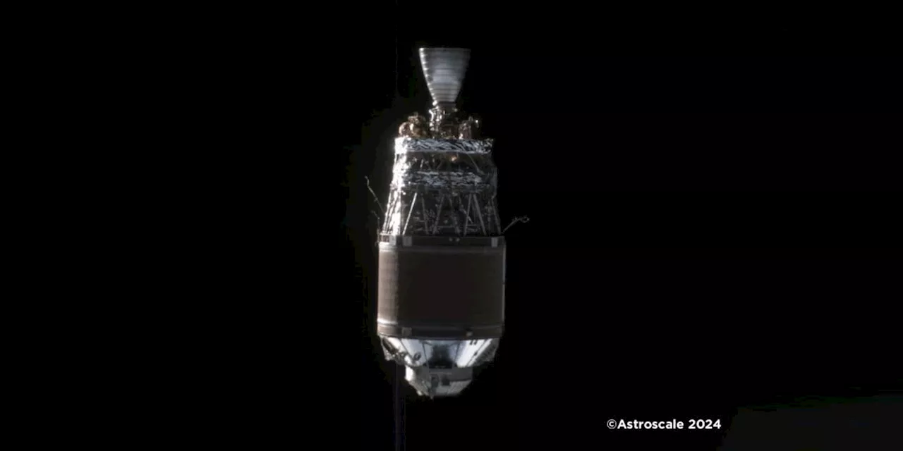 Astroscale space janitor attempts fly-around of derelict upper stage