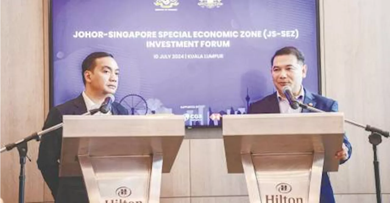 Rafizi confident definitive agreement for JS-SEZ can be signed by September