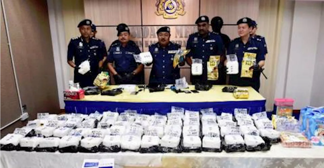 Sarawak customs seize 60kg of drugs worth RM1.9 mln