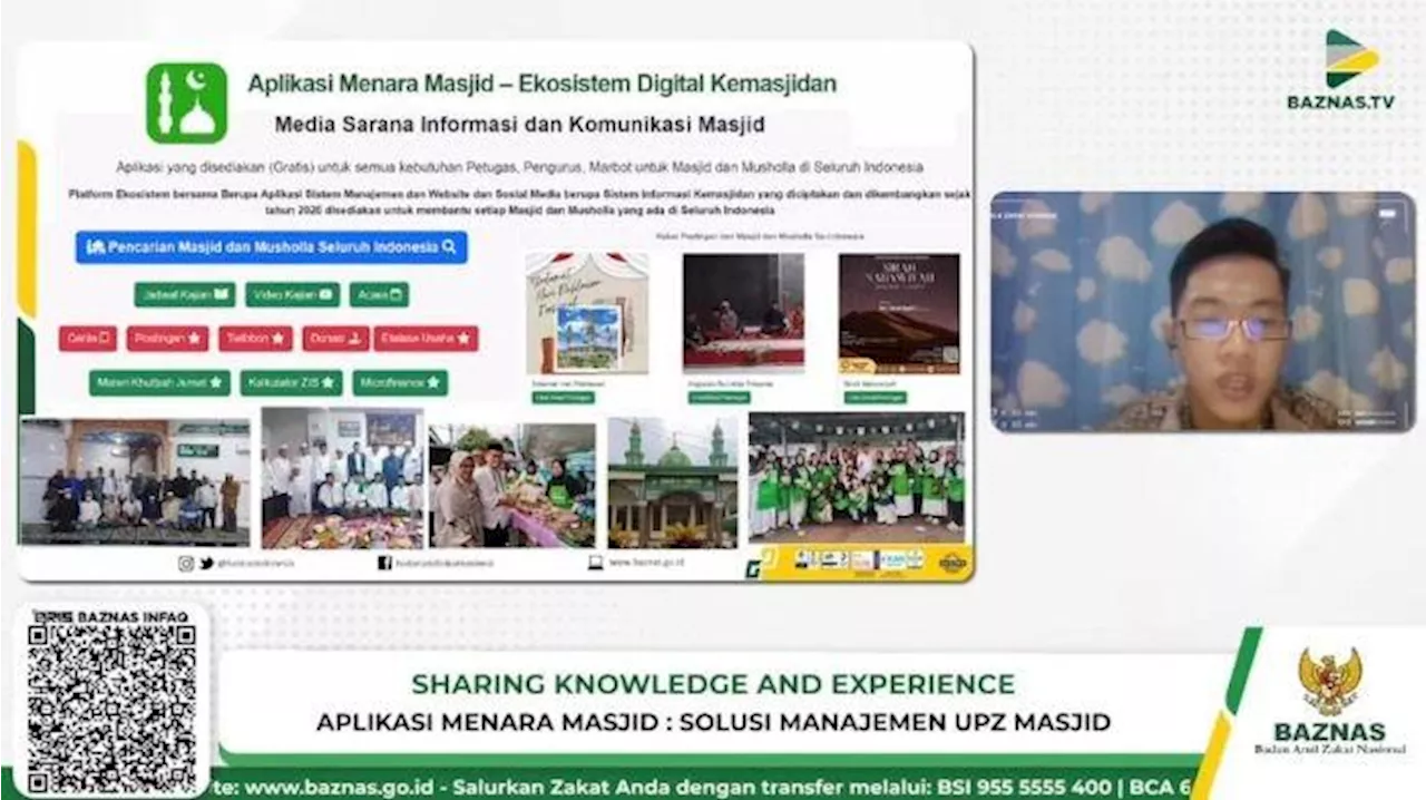 Aplikasi Menara Masjid: Inovasi Baznas untuk Pengelolaan Dana Zakat Nasional