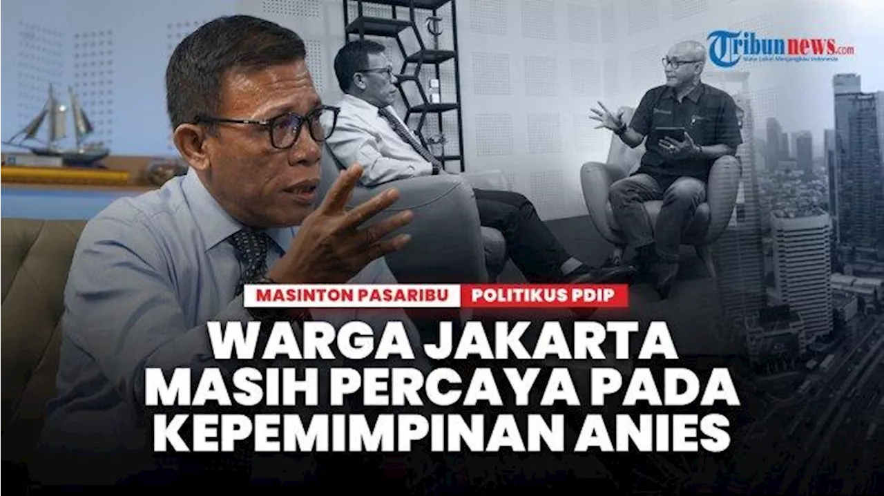 VIDEO WAWANCARA EKSKLUSIF Masinton Pasaribu Khawatir Konfigurasi Pilkada Mirip Pilpres