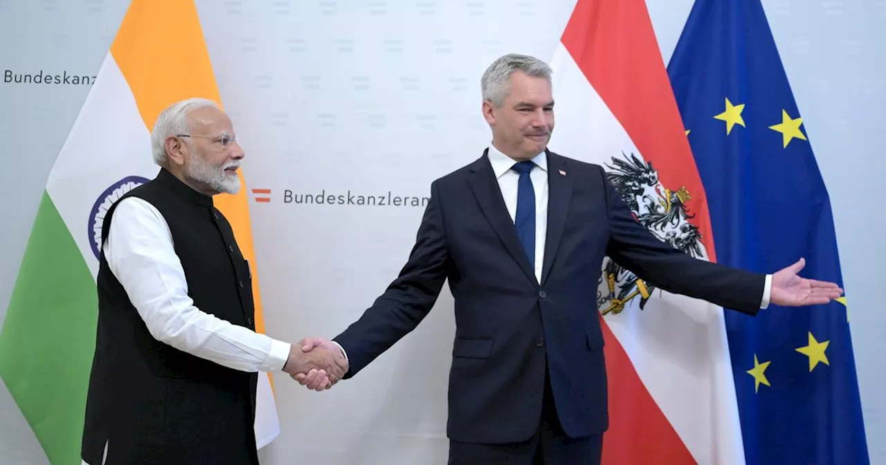 Offizieller Teil des Wien-Besuchs von Indiens Premier Modi begonnen