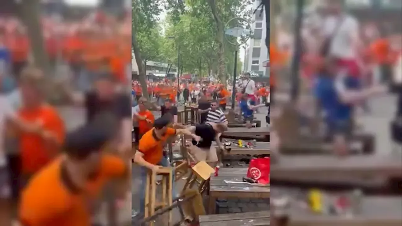 Aficionados de la Oranje hacen destrozos previo al Países Bajos vs. Inglaterra de la Euro 2024