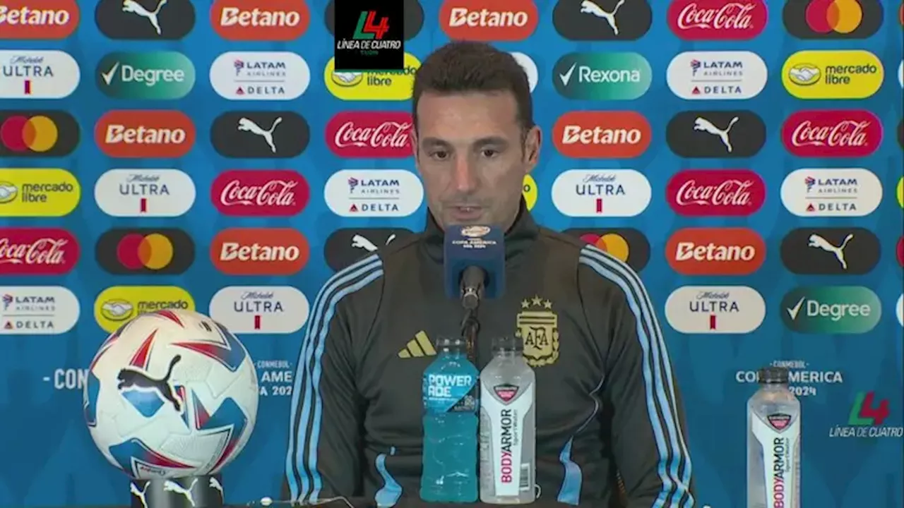 Lionel Scaloni tras triunfo de Argentina: 'Es dificilísimo llegar a otra final'