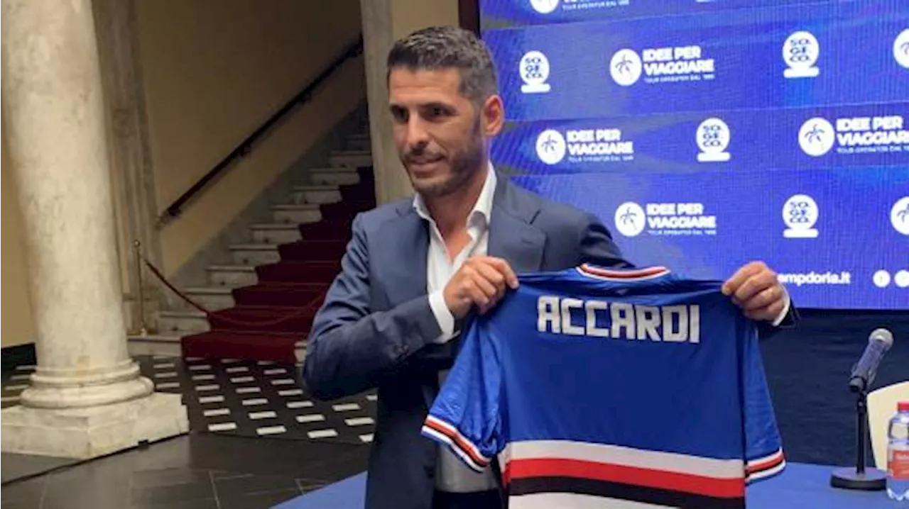 Sampdoria, Accardi si presenta: 'Vogliamo rendere la nostra gente orgogliosa di noi'