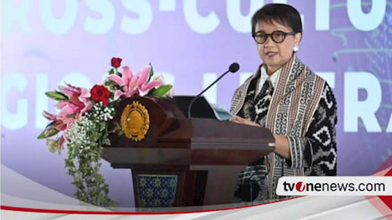 Menlu Retno Teriak Keras Setop Perang Melibatkan Kemanusiaan di Dunia