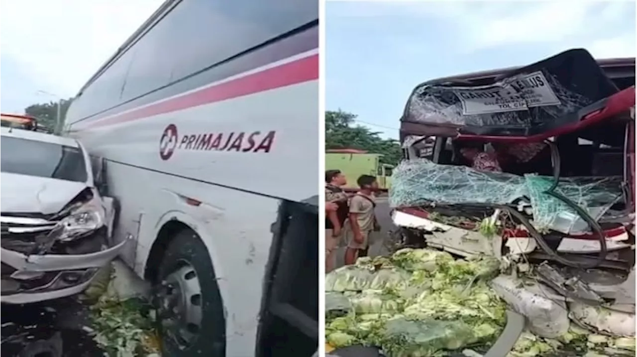 Kecelakaan Beruntun di Tol Cipularang, 3 Orang Luka-luka