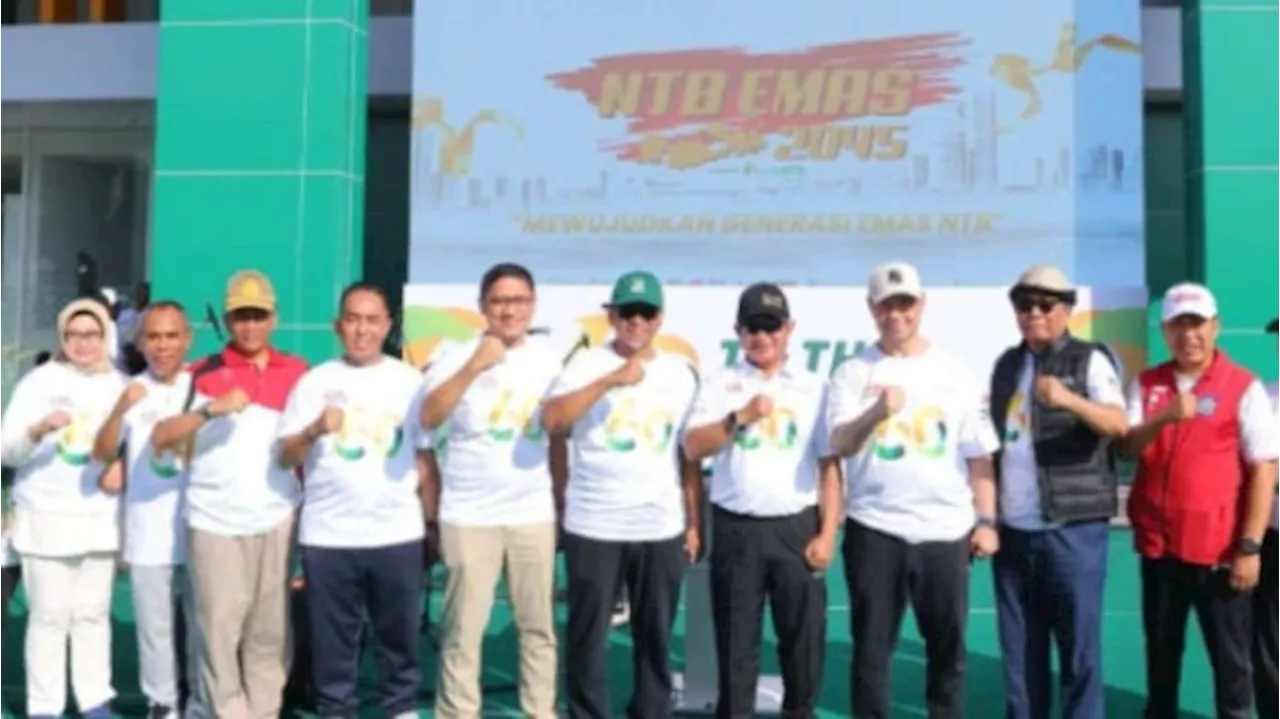 Lepas 6 Ribu Peserta Fun Run, Pj Gubernur NTB Dukung Ary Ginanjar Bina Generasi Indonesia Emas 2045