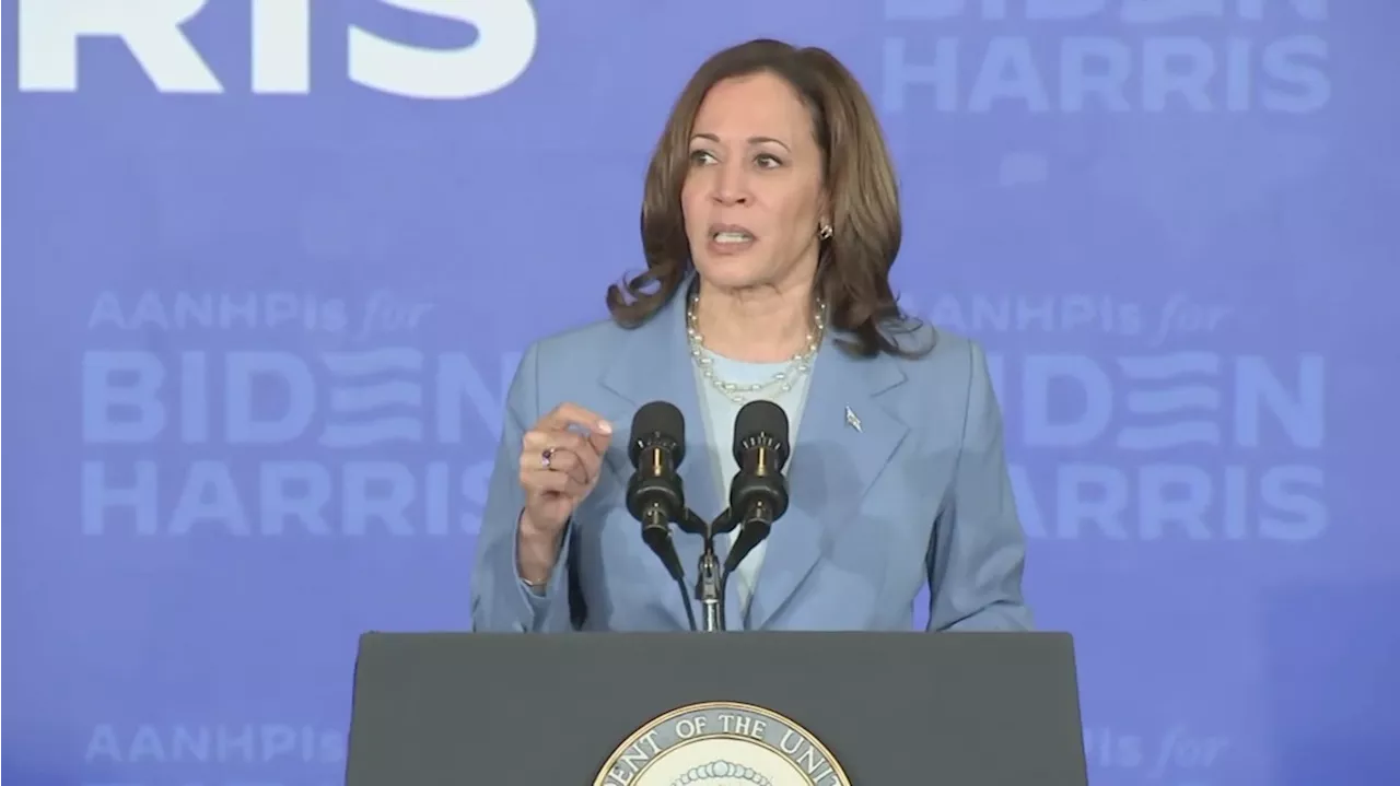  Vice President Kamala Harris speaks at Alpha Kappa Alpha Convention in Dallas