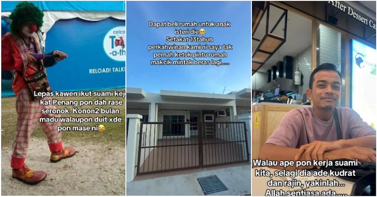 M'sian Marries Husband Despite His Career as a Clown, Now Successful & Homeowners After 13 Years