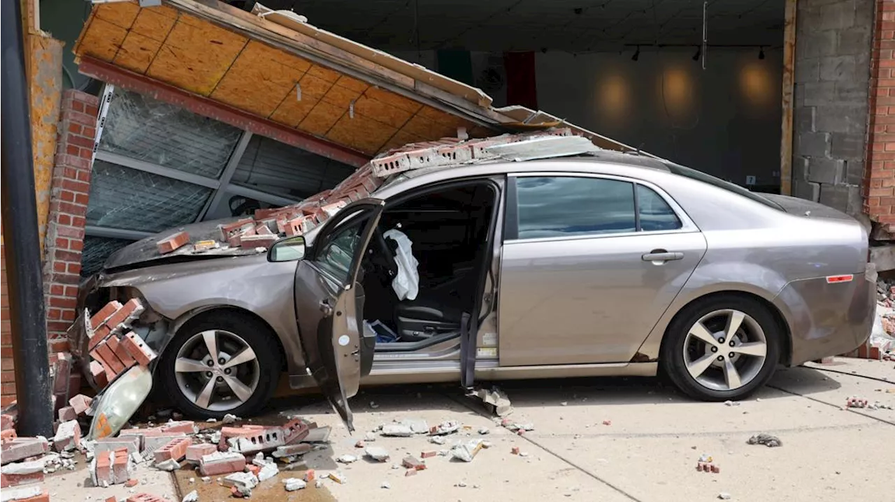 Test drive ends with car crashing into east Indianapolis restaurant