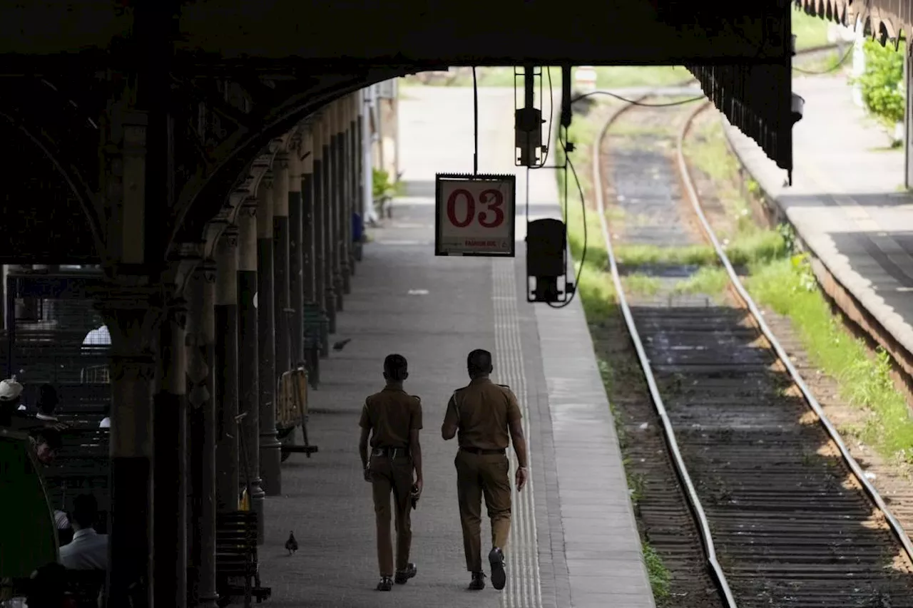 A railway union strike in Sri Lanka leaves tens of thousands of commuters stranded