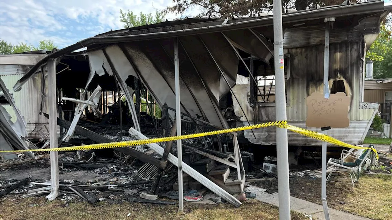 Family of 7 loses nearly everything after 4th of July fire destroys trailer home near Westerville