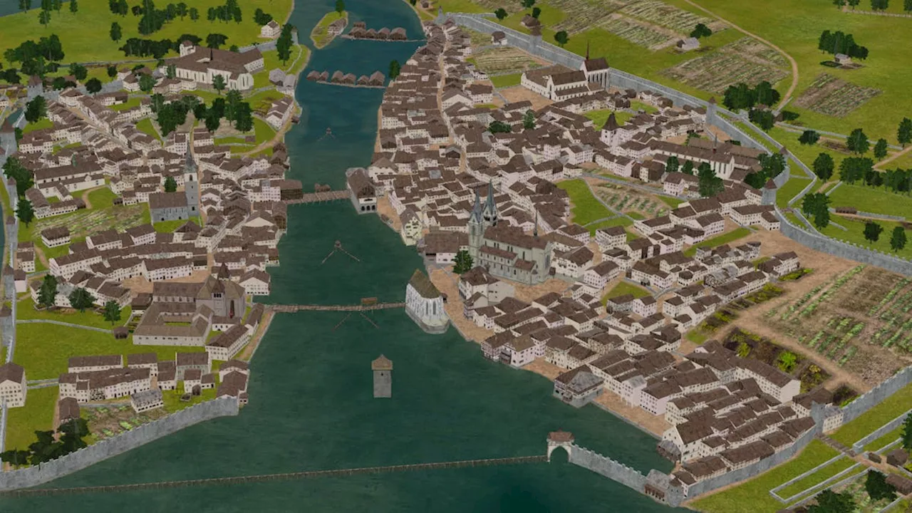 So sah die Stadt Zürich vor 500 Jahren aus