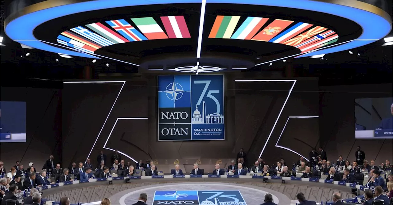 NATO leaders jointly affirm 'Ukraine's future is in western alliance'