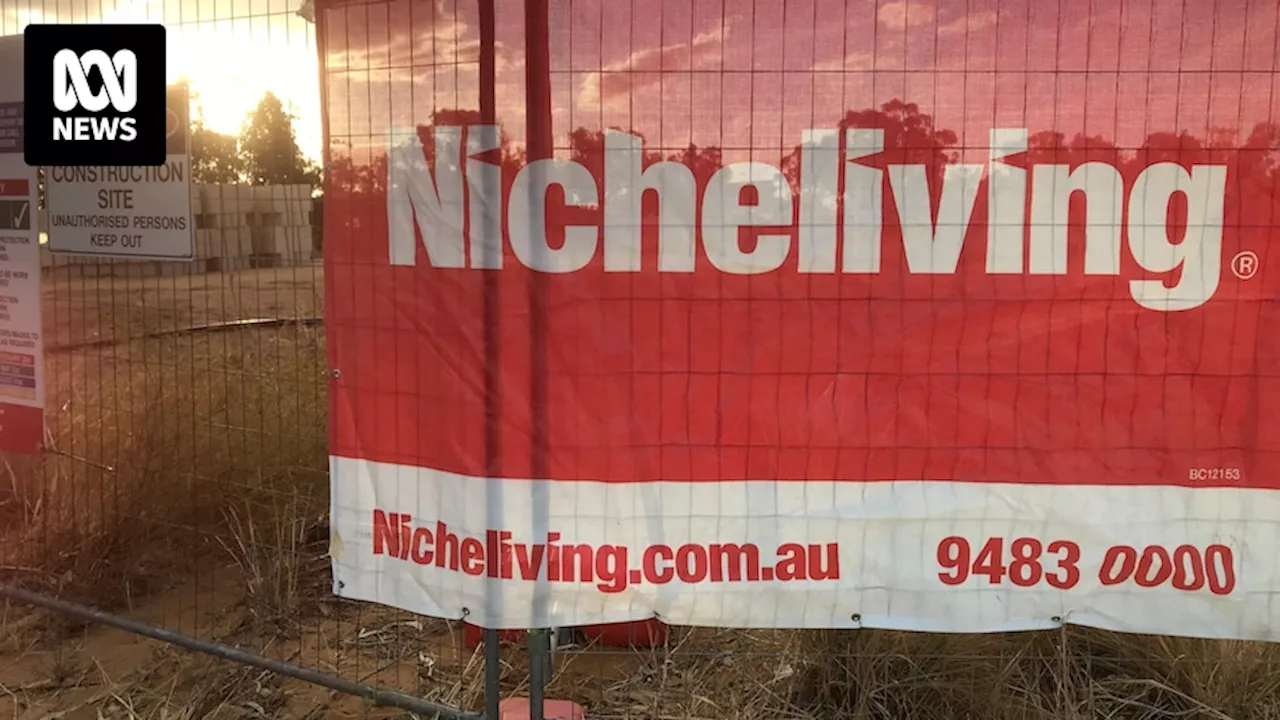 Troubled Perth home builder Nicheliving owes $3.8m to tax office and faces legal action from sub-contractors