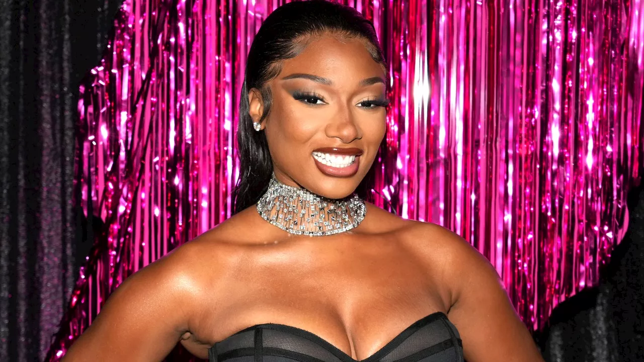 Megan Thee Stallion's Nails Look Like Little Metallic Lava Lamps — See the Photos