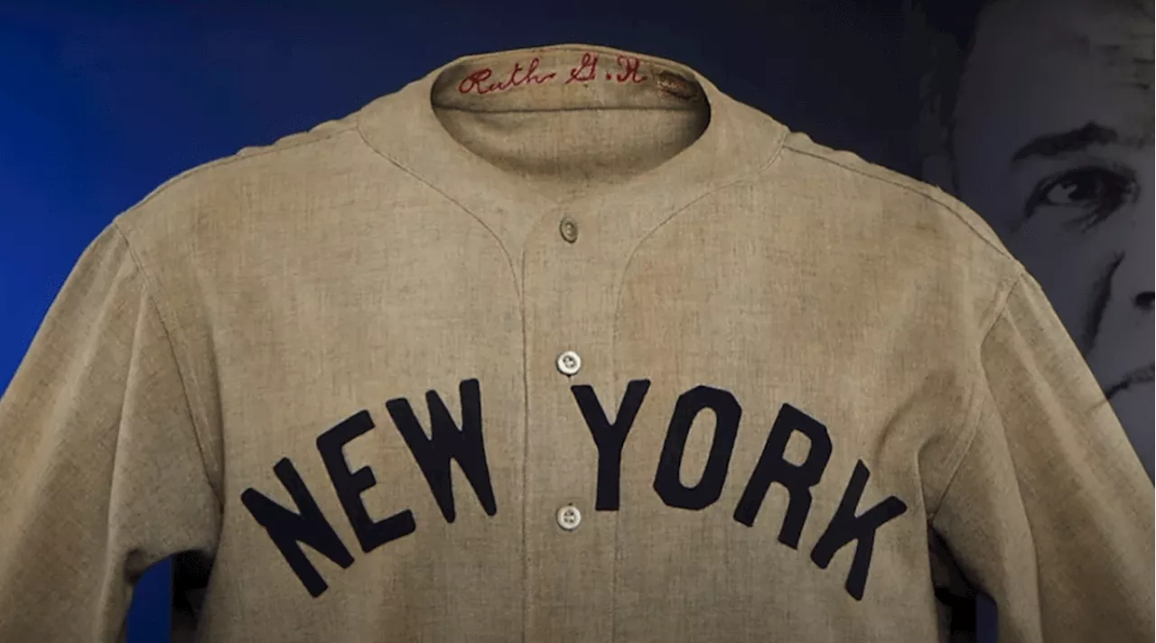 Babe Ruth's infamous 'Called Shot' Yankees jersey up for auction, valued at $30 million