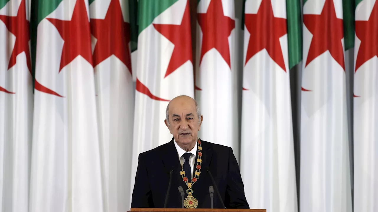 Algerian President Abdelmadjid Tebboune announces re-election campaign