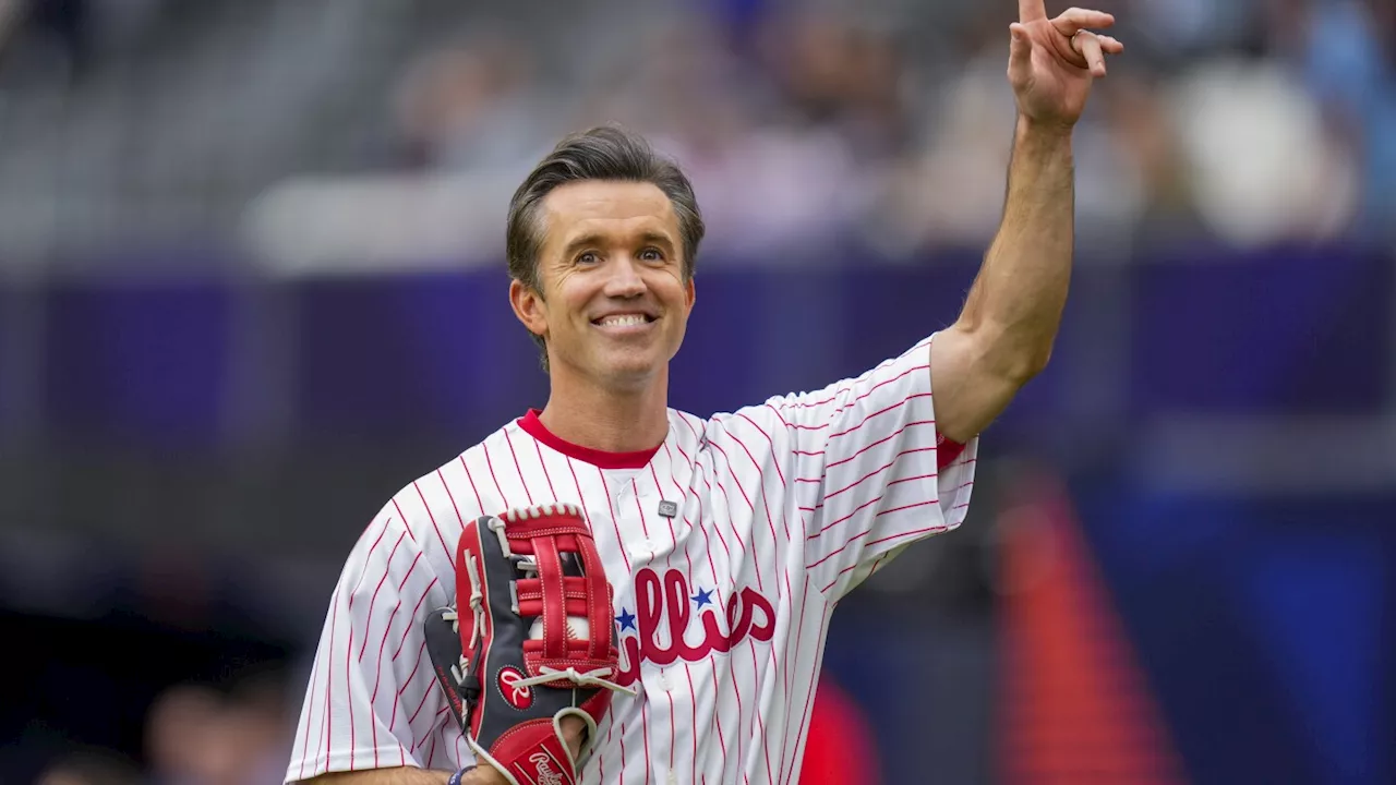 'Wrexham' owner, Phillies fanatic McElhenney enjoys ties to baseball's top team this season