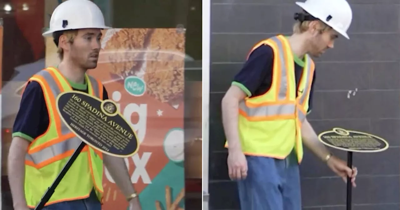 Man revealed as source of heritage plaque at Queen and Spadina McDonald's