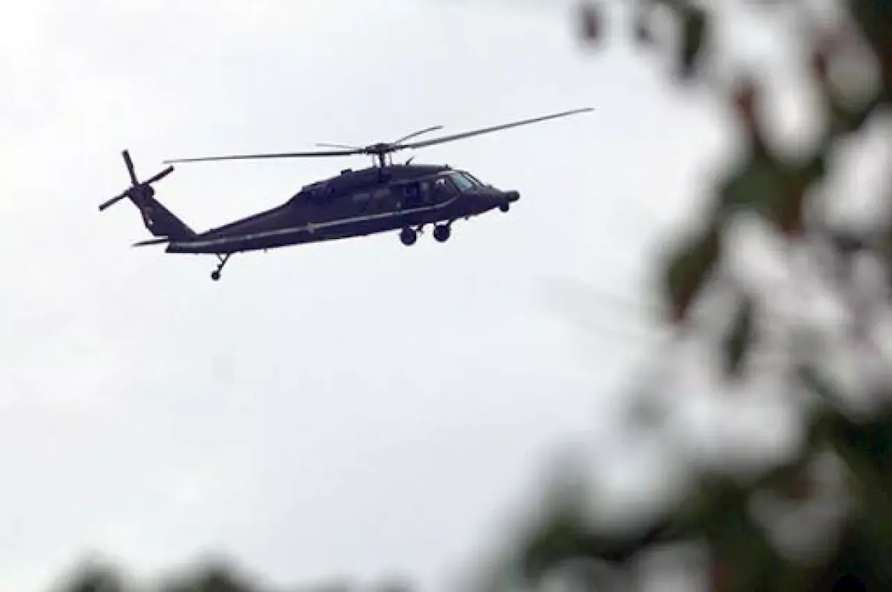 Helicóptero del Ejército fue impactado con fusil en medio de enfrentamientos en Cauca