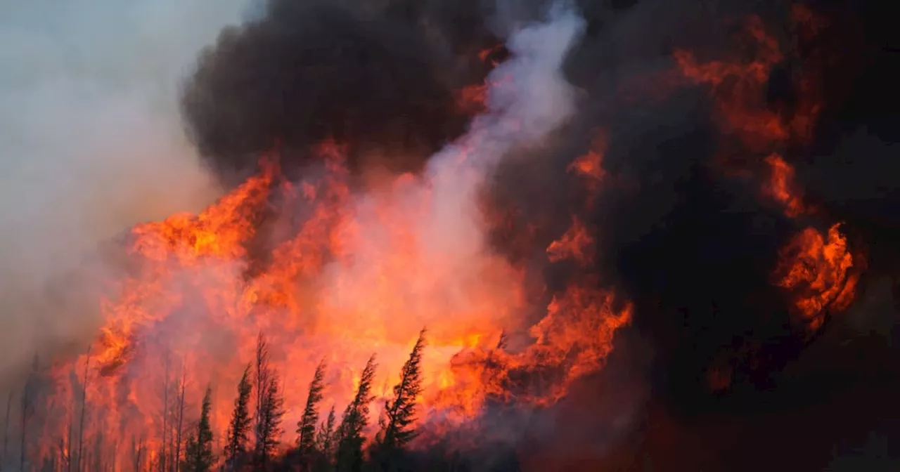 Wildfires encircle Canada’s oilsands city amid hot, dry weather